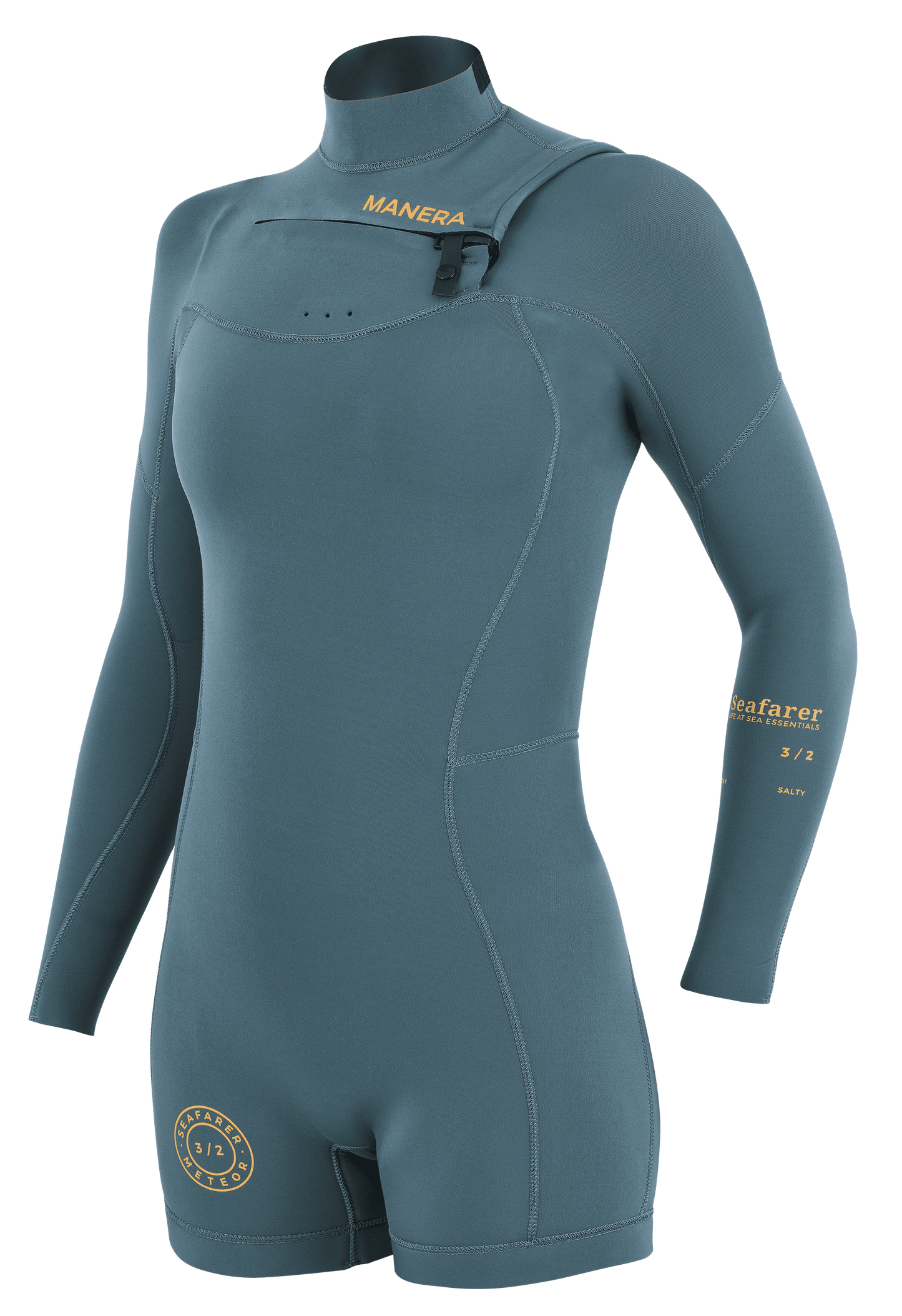 WOMEN SEAFARER HYBRID - FZ 3.2mm (long sleeves - short legs)