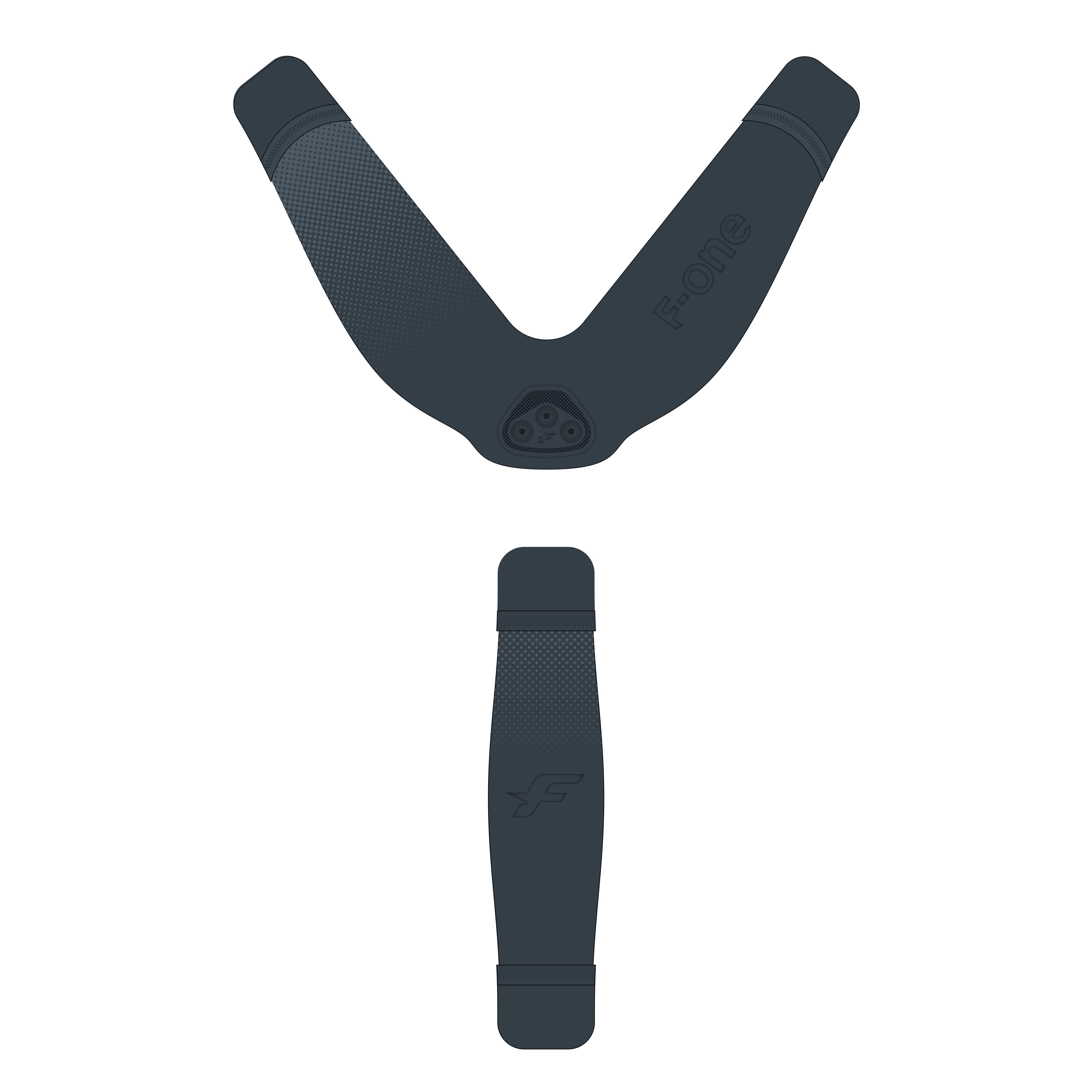 V-STRAPS FOILBOARD (x3) (M6 SCREWS)