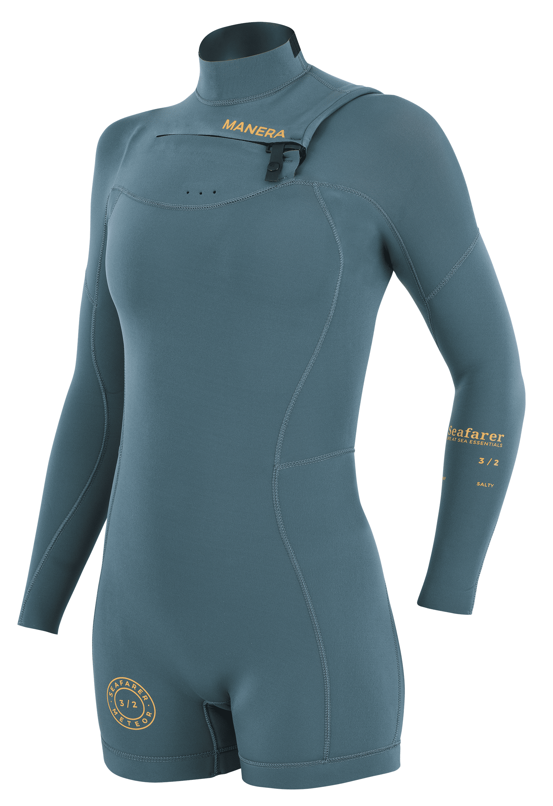 WOMEN SEAFARER HYBRID - FZ 3.2mm (long sleeves - short legs)